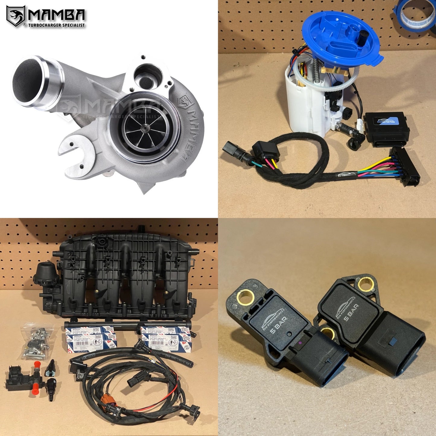 Audi A3 S3 TT TTS MQB IS38-ATT550 Turbo Kit Antisurge