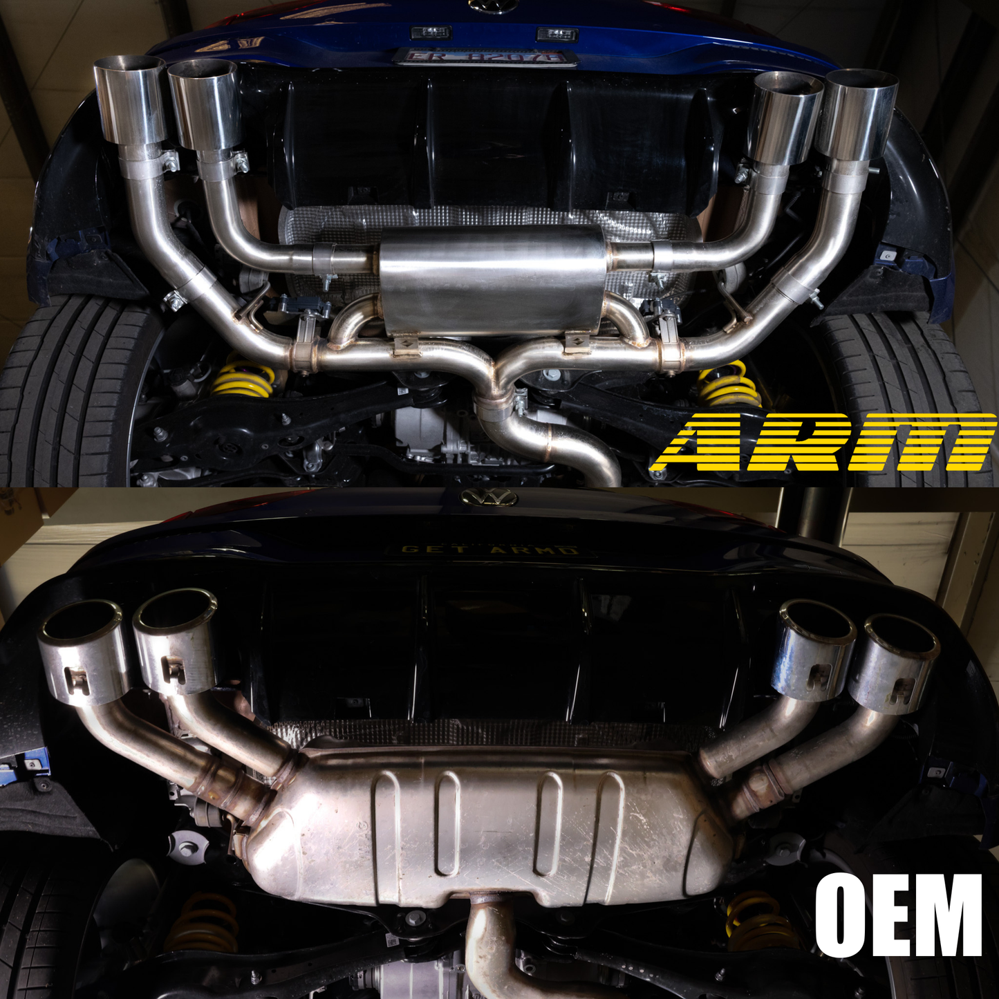 MK8 GOLF R EXHAUST