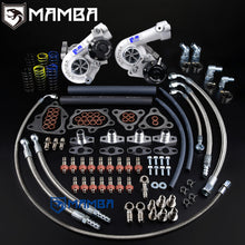 9-6 Twin Turbocharger Set Mitsubishi 6A13TT Galant VR-4 TD03-14T 450P