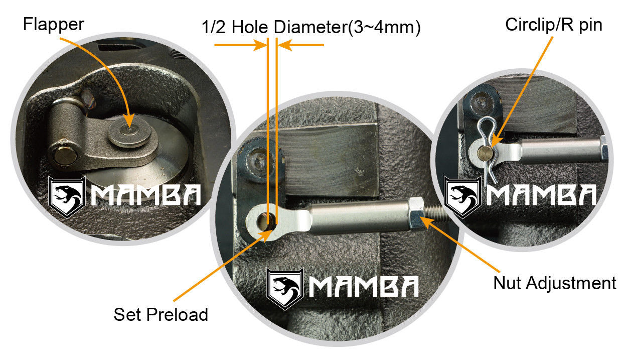 12-6 Billet TD42 GU TD05H-18G 6cm Bolt-On Hsg