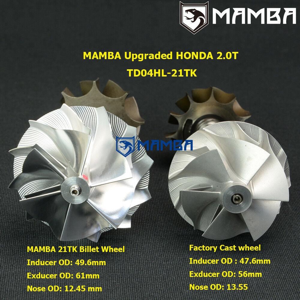 MAMBA Performance Turbocharger Honda 2.0T Accord TD04HL-21TK 350HP