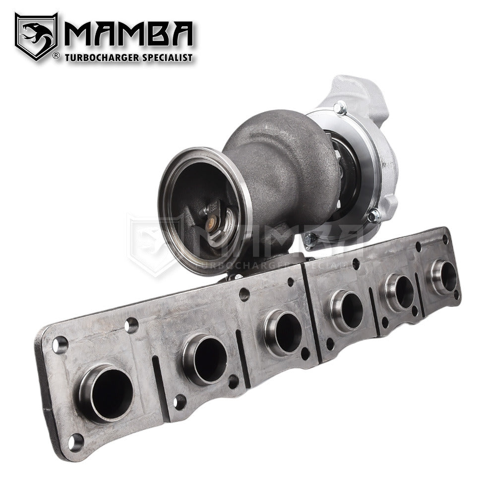 MAMBA 9-7 BMW N55 GTX3076R Ball Bearing Turbocharger (Fits Mechanic Wastegate Actuator)