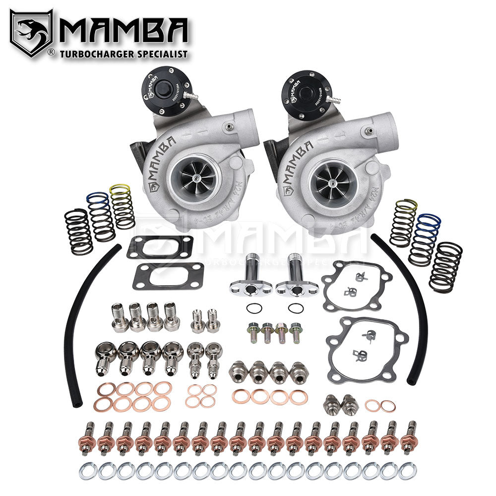 Twin Turbocharger 9-6 GT2554R .42 BMW E28 5-Series Alpina B10 BiTurbocharger
