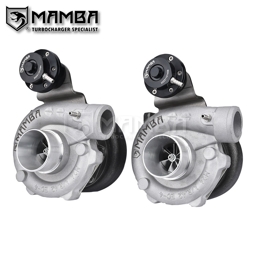 Twin Turbocharger 9-6 GT2554R .42 BMW E28 5-Series Alpina B10 BiTurbocharger