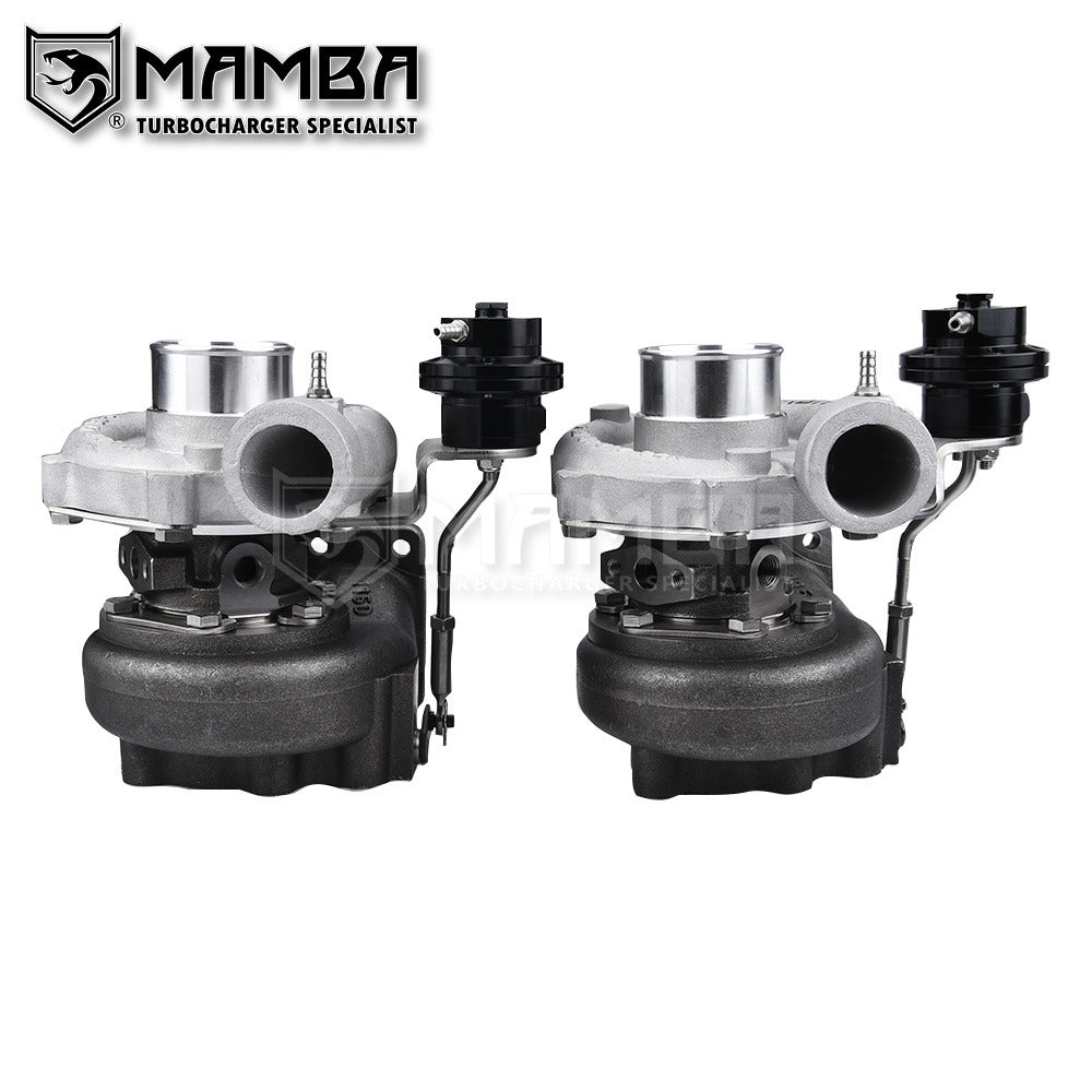 Twin Turbocharger 9-6 GT2554R .42 BMW E28 5-Series Alpina B10 BiTurbocharger