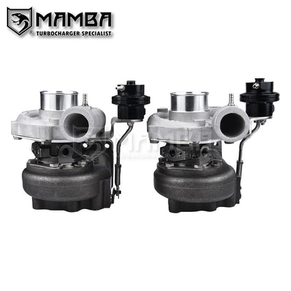 Twin Turbocharger 9-6 GT2554R .42 BMW E28 5-Series Alpina B10 BiTurbocharger