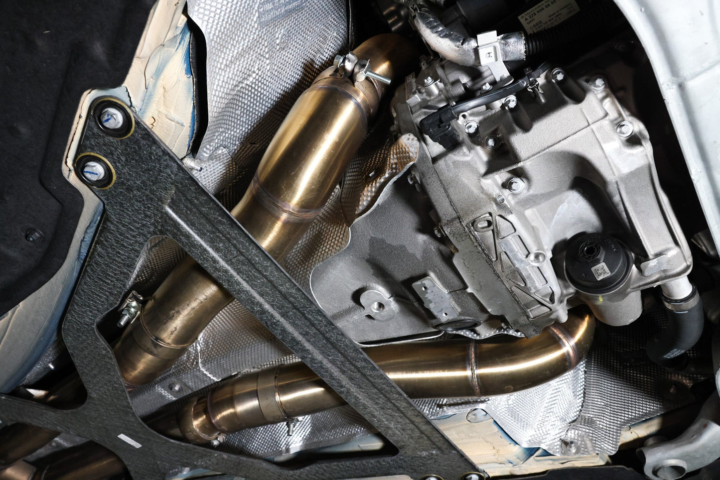 AMG GT 3.5" CATTED DOWNPIPES - C190 GT/GTS/GTC/GTR M178